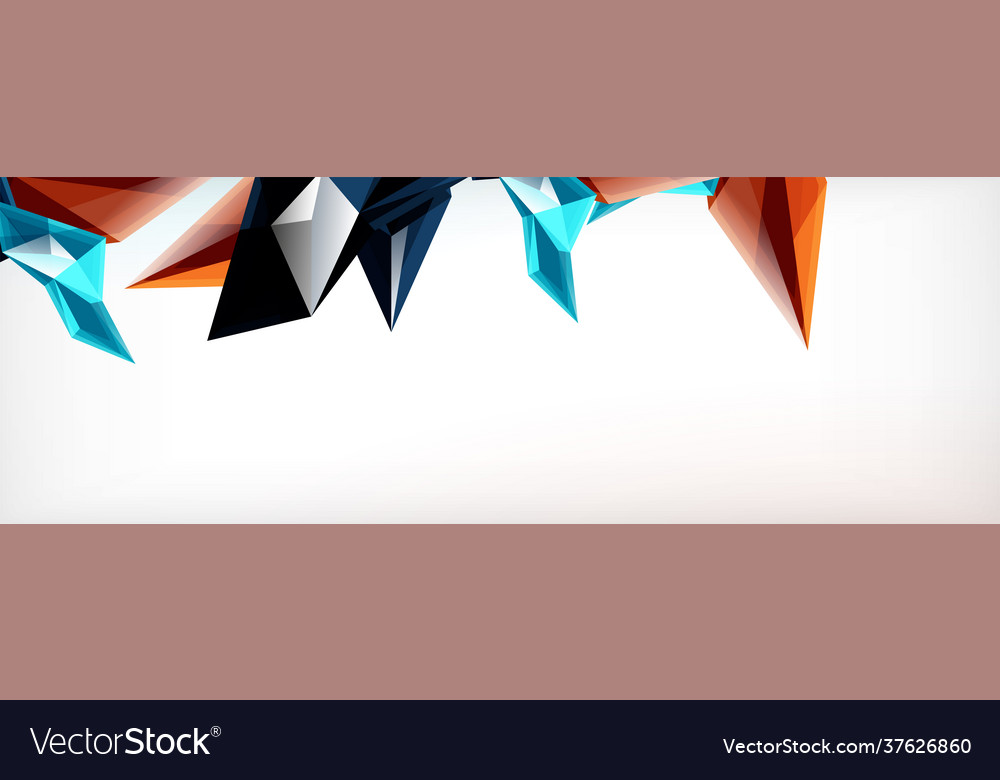 3d triangles and pyramids abstract Vector Image 3d triangles and pyramids abstract