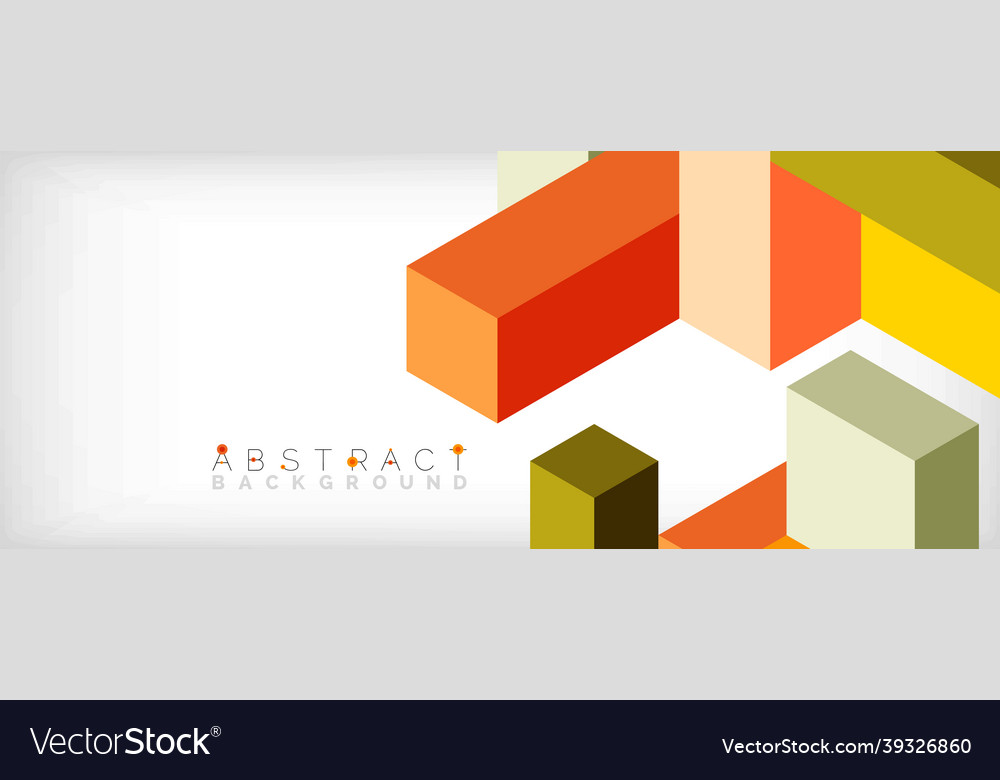 Abstract background 3d cubes cubic elements
