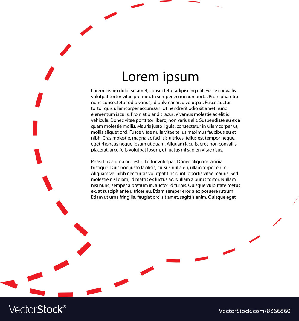 Bubble chat of lines and space for text