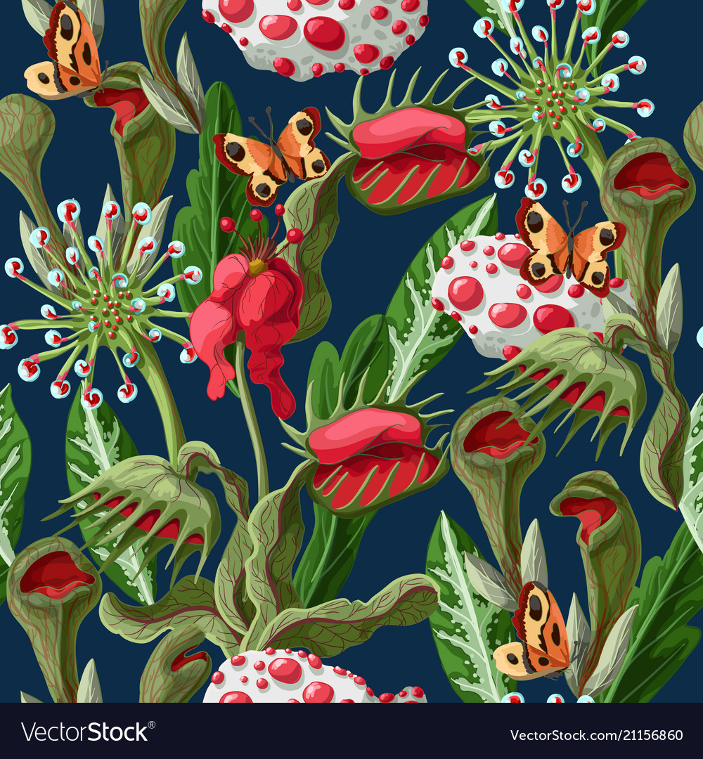 Carnivorous Plant Pattern