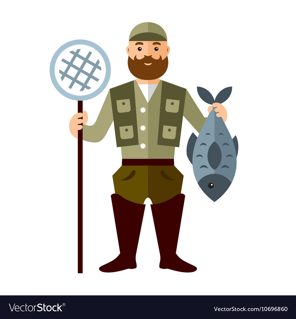 Fishman Royalty Free Vector Image - VectorStock