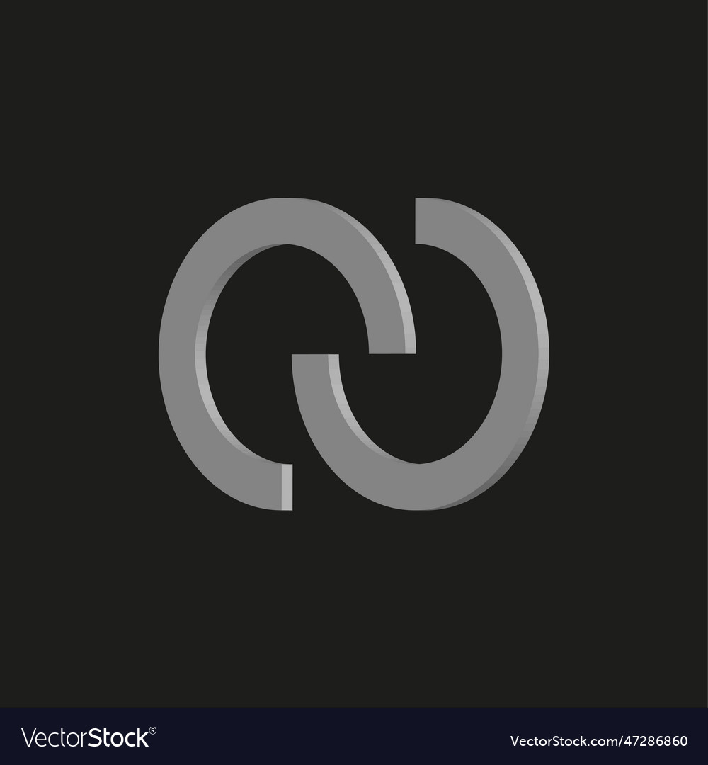 Interlace interconnected intersecting circles vector image Interlace interconnected intersecting circles