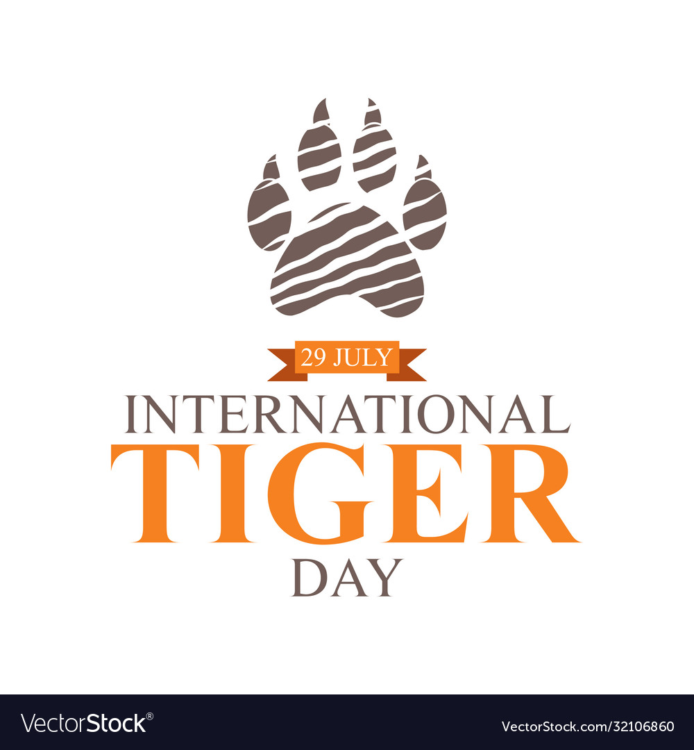 International tiger day poster design