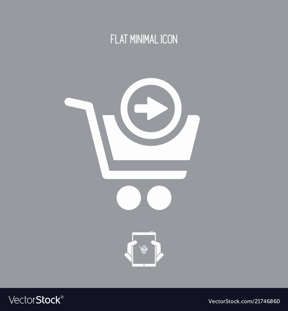 Next - web shop icon vector image Next - web shop icon