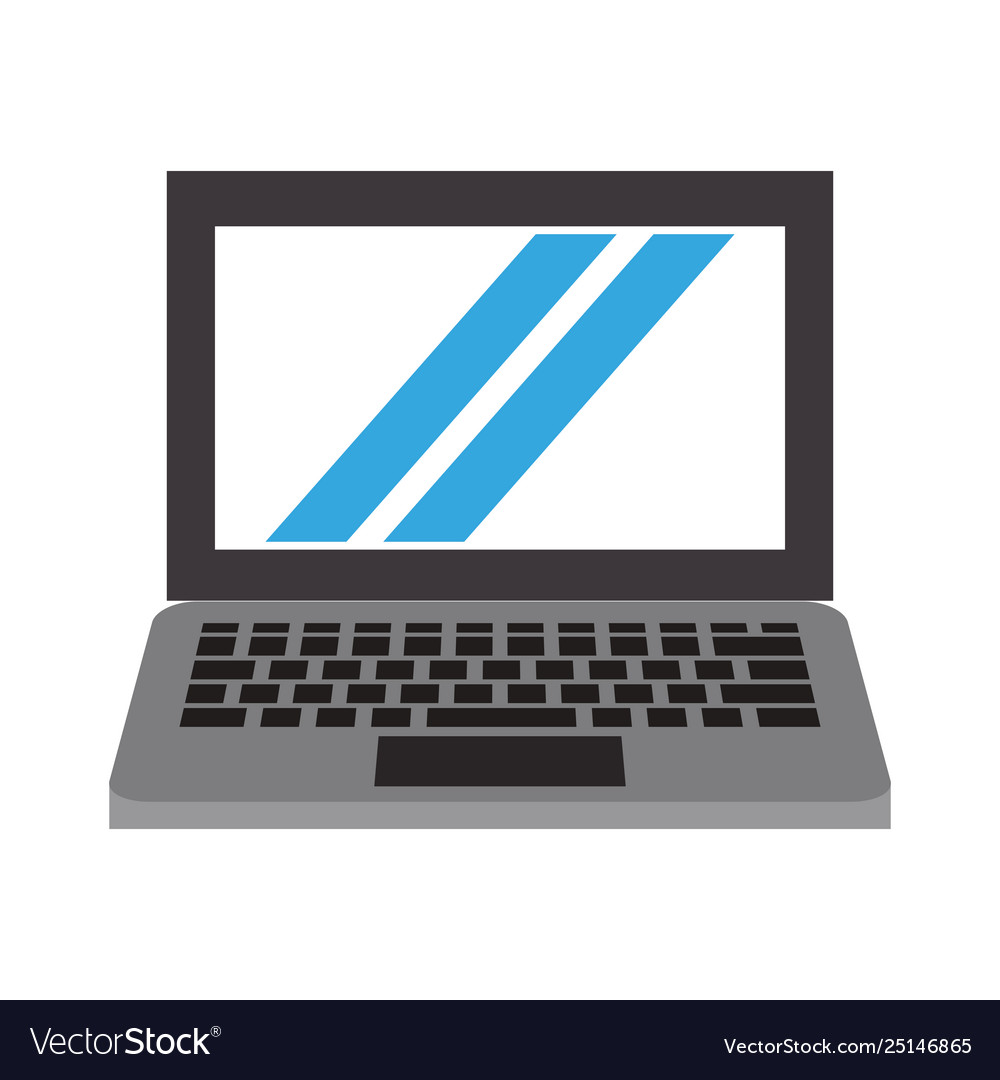 Computer icon cartoon Royalty Free Vector Image