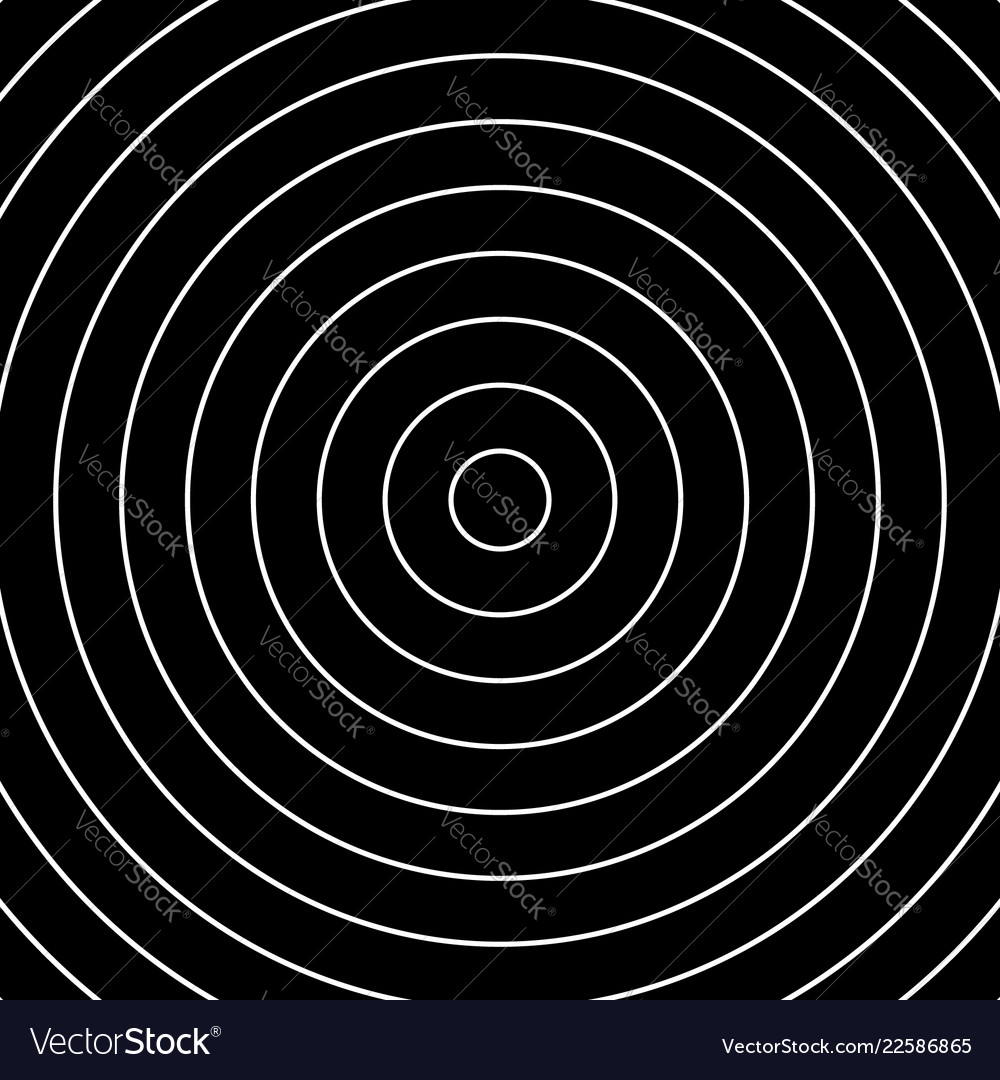 Concentric Circles Abstract Pattern