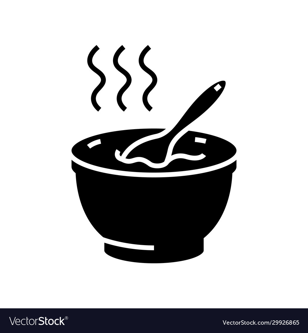 Hot eat black icon concept Royalty Free Vector Image