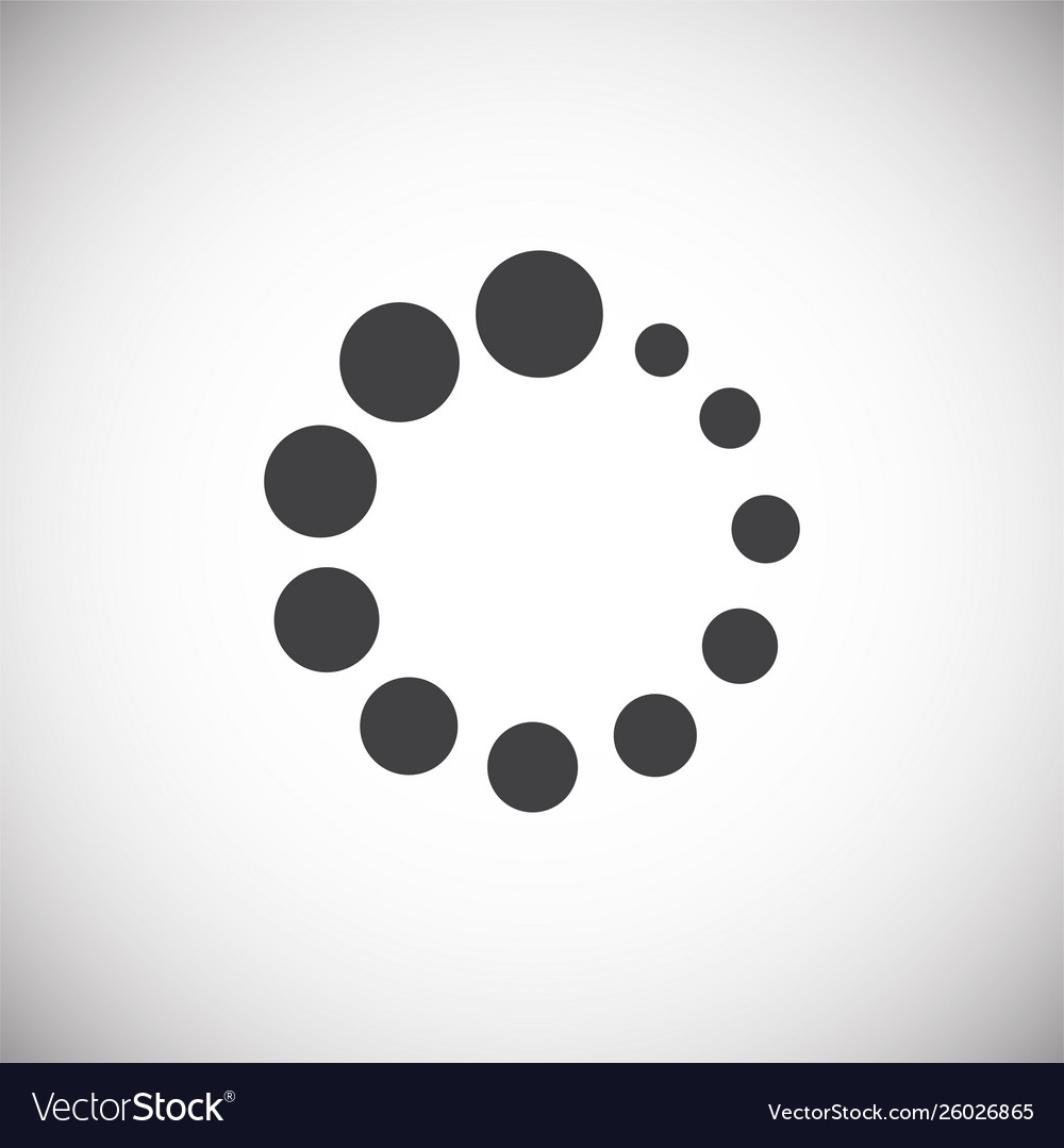 Loading related icon on background for graphic
