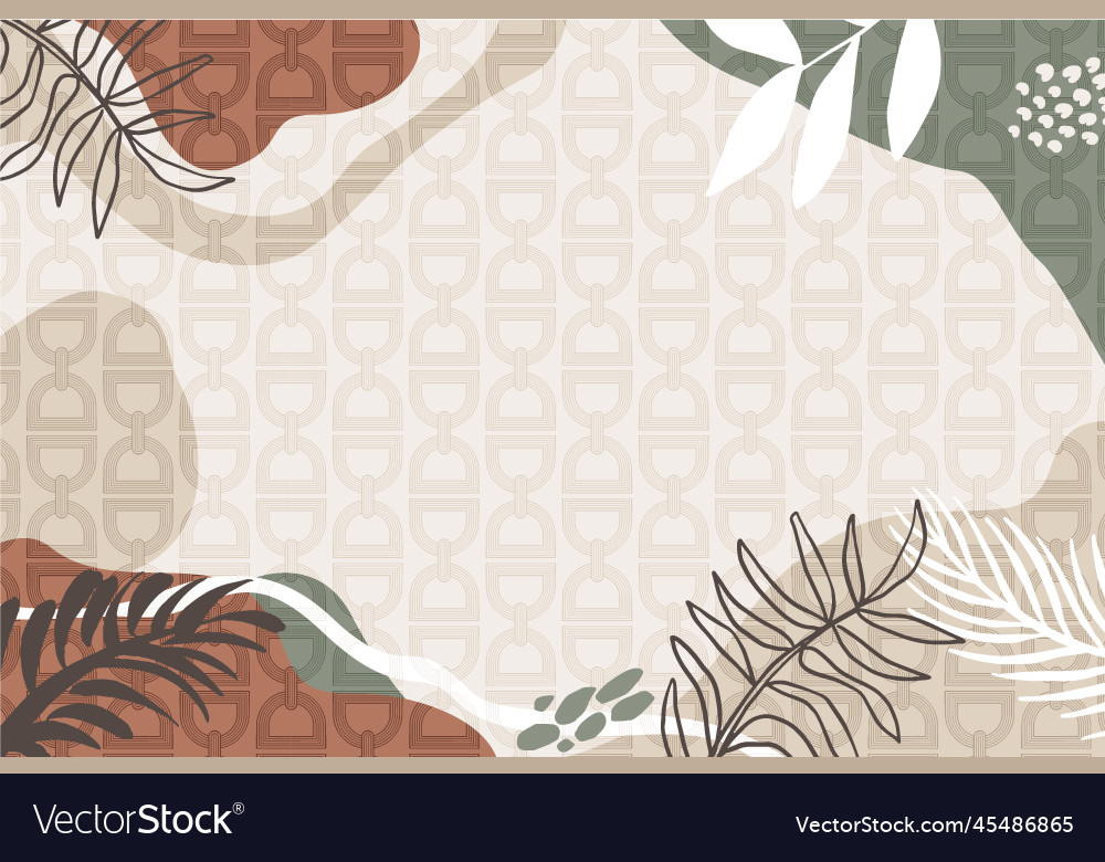 Minimal abstract background with hand drawn