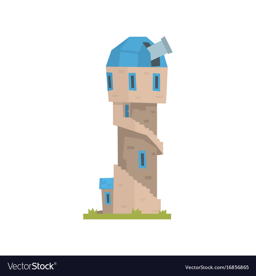 Old stone observatory tower ancient architecture
