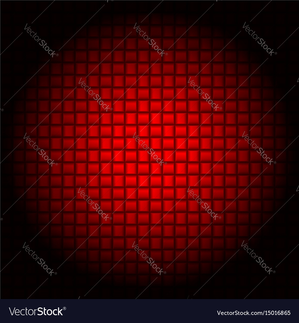 Red Metallic Cell Pattern