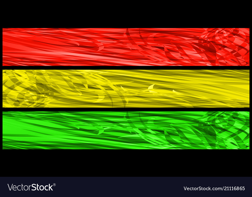 Set of textures with smooth lines in red yellow vector image Set of textures with smooth lines in red yellow