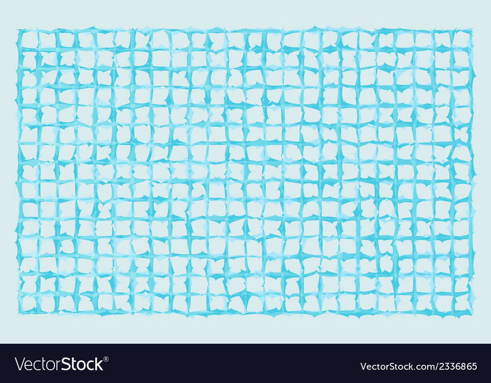 Squared grid with spiked lines