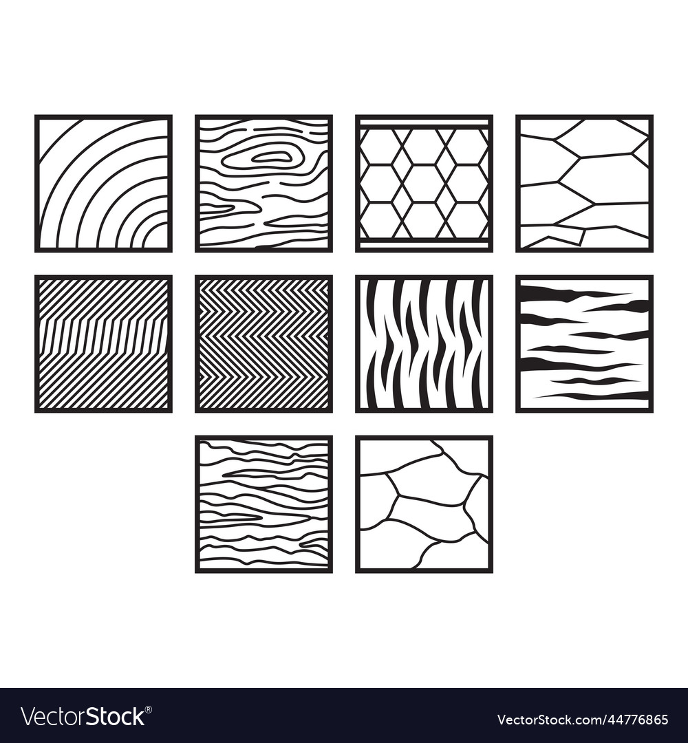 Texture icon set