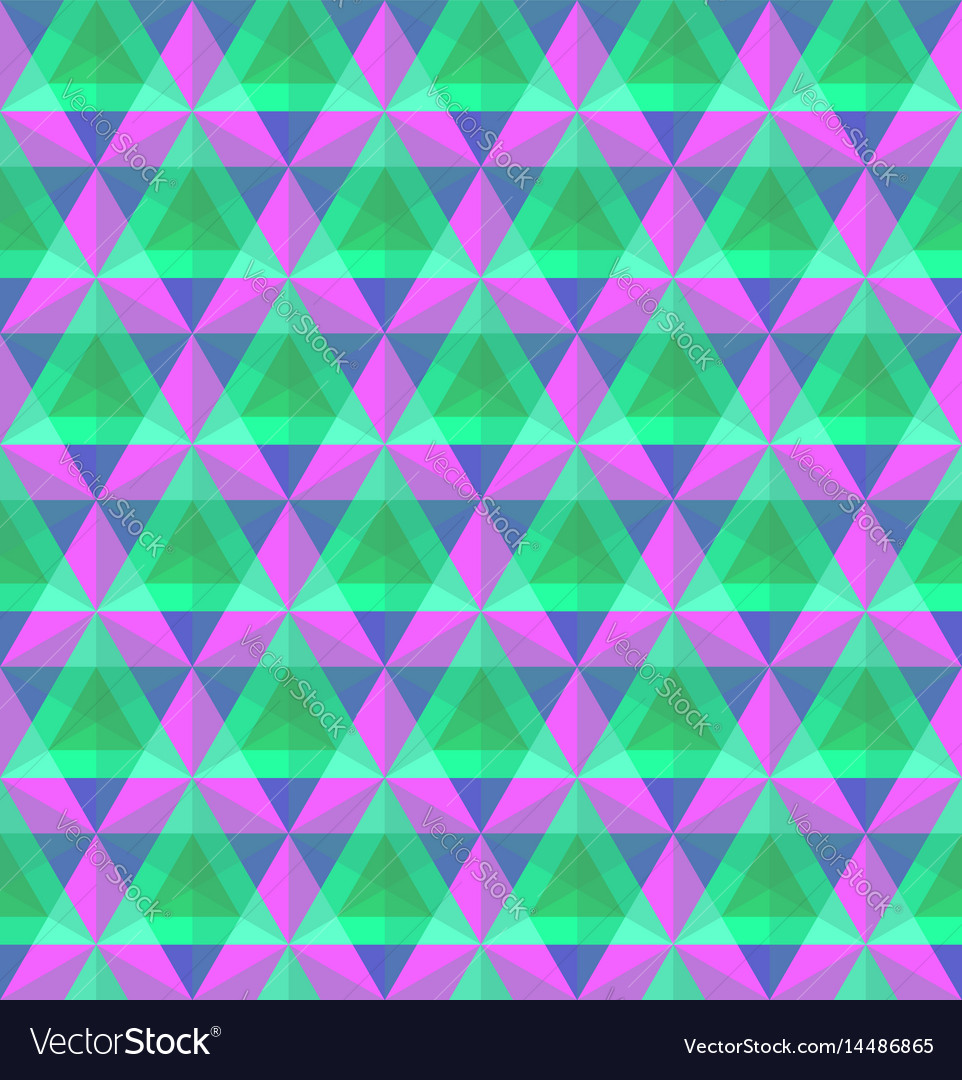 Triangular geometric seamless pattern
