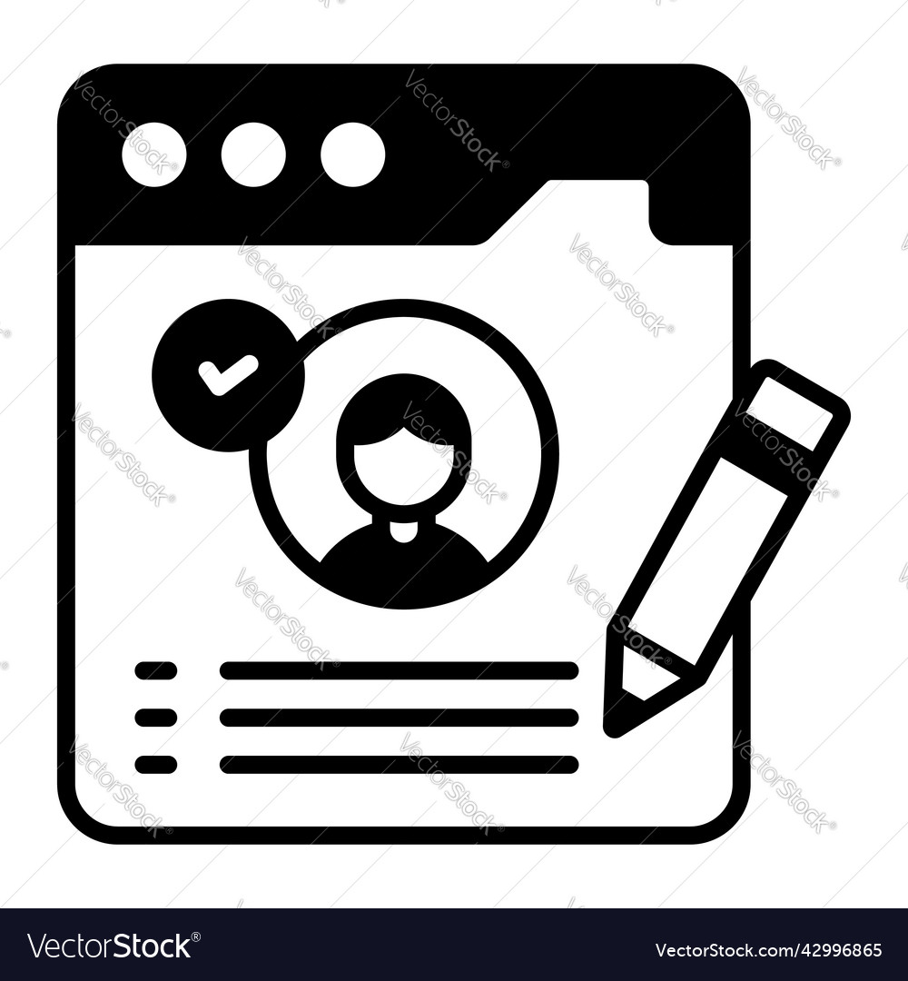 Web account modern concepts design