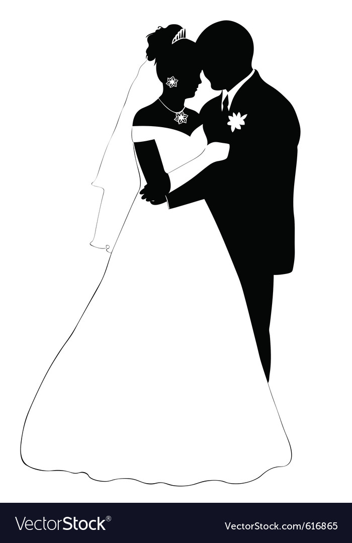 Download Wedding couple Royalty Free Vector Image - VectorStock