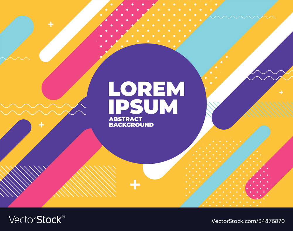 Abstract colorful geometric shapes background Vector Image Abstract colorful geometric shapes background