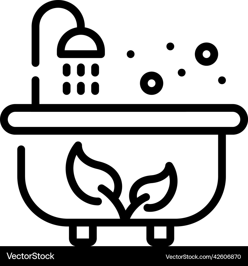 Bathtub Royalty Free Vector Image - VectorStock