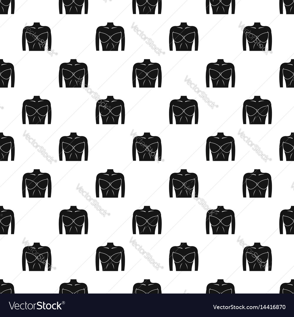 Female breast in a bra pattern Royalty Free Vector Image