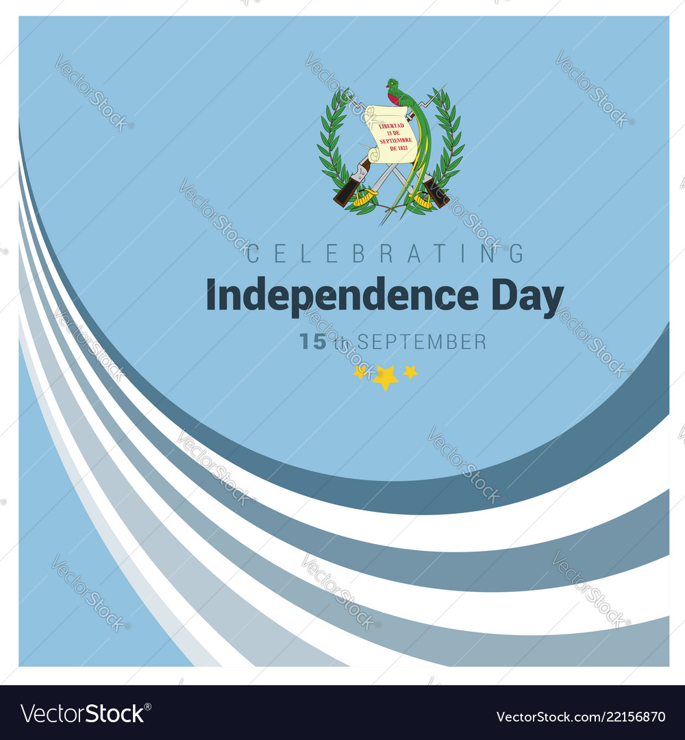 Guatemala indpendence day design