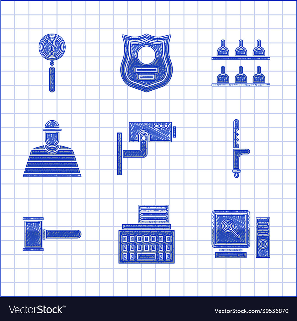 Set security camera retro typewriter search