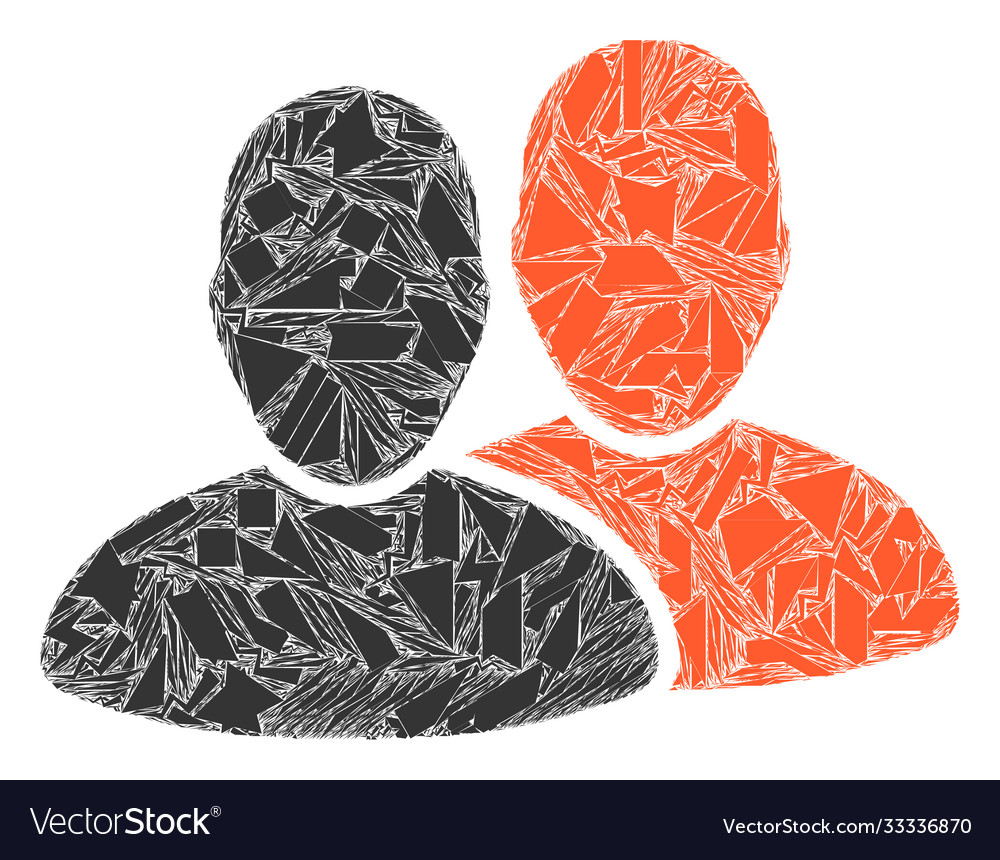 Shards mosaic users icon