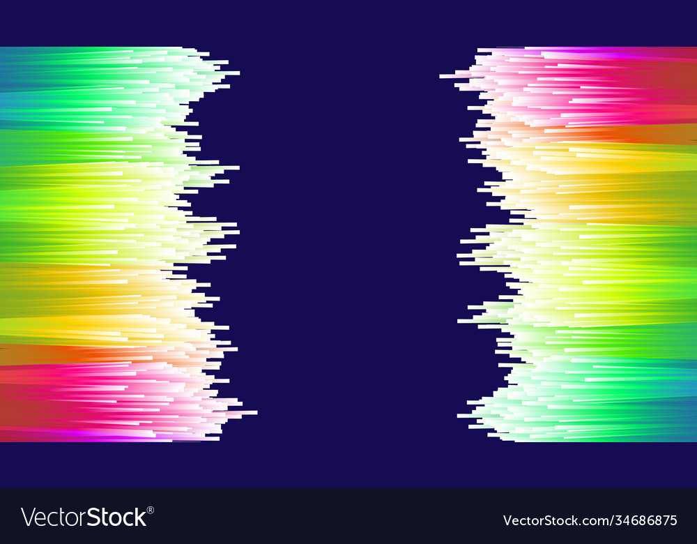 Abstract colorful background with strings shapes