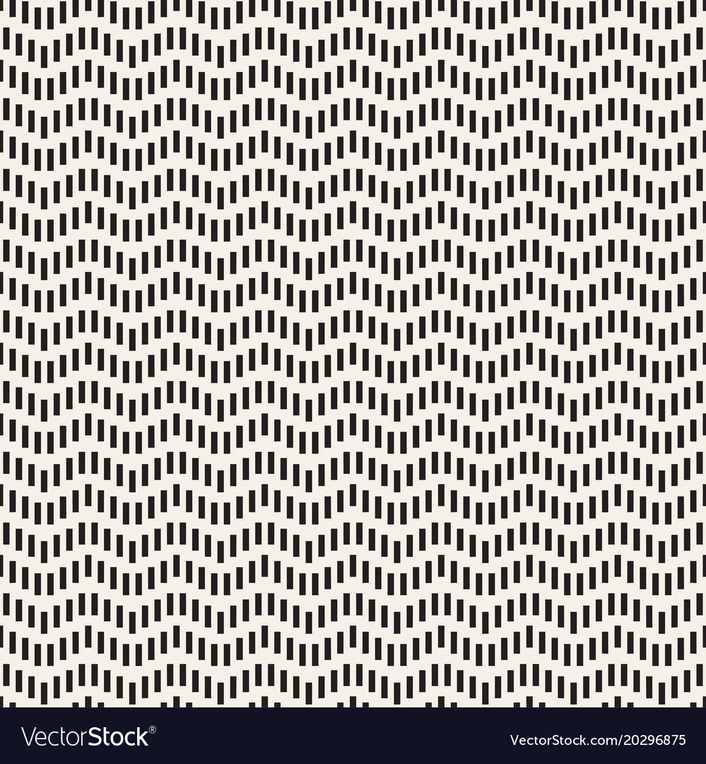 Black and White Zigzag Chevron Pattern