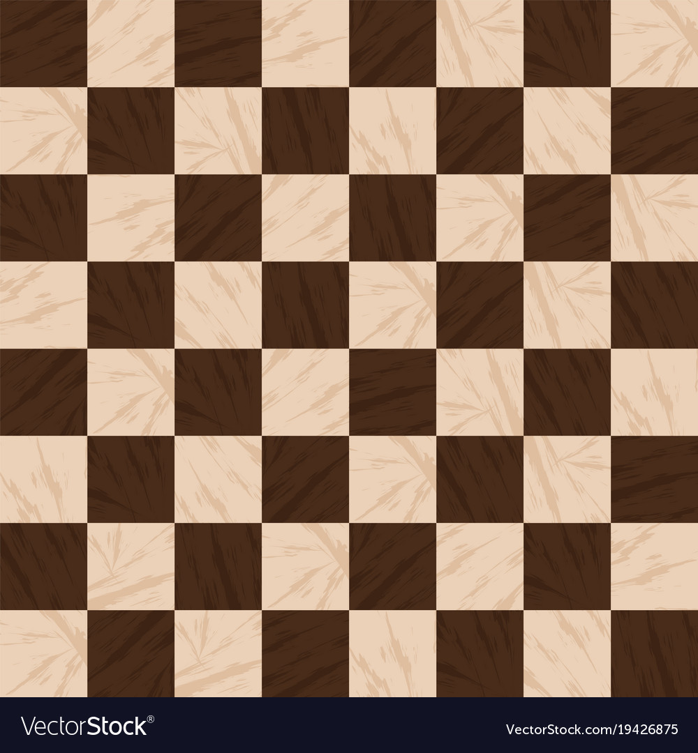 Chessboard background empty chess board Royalty Free Vector