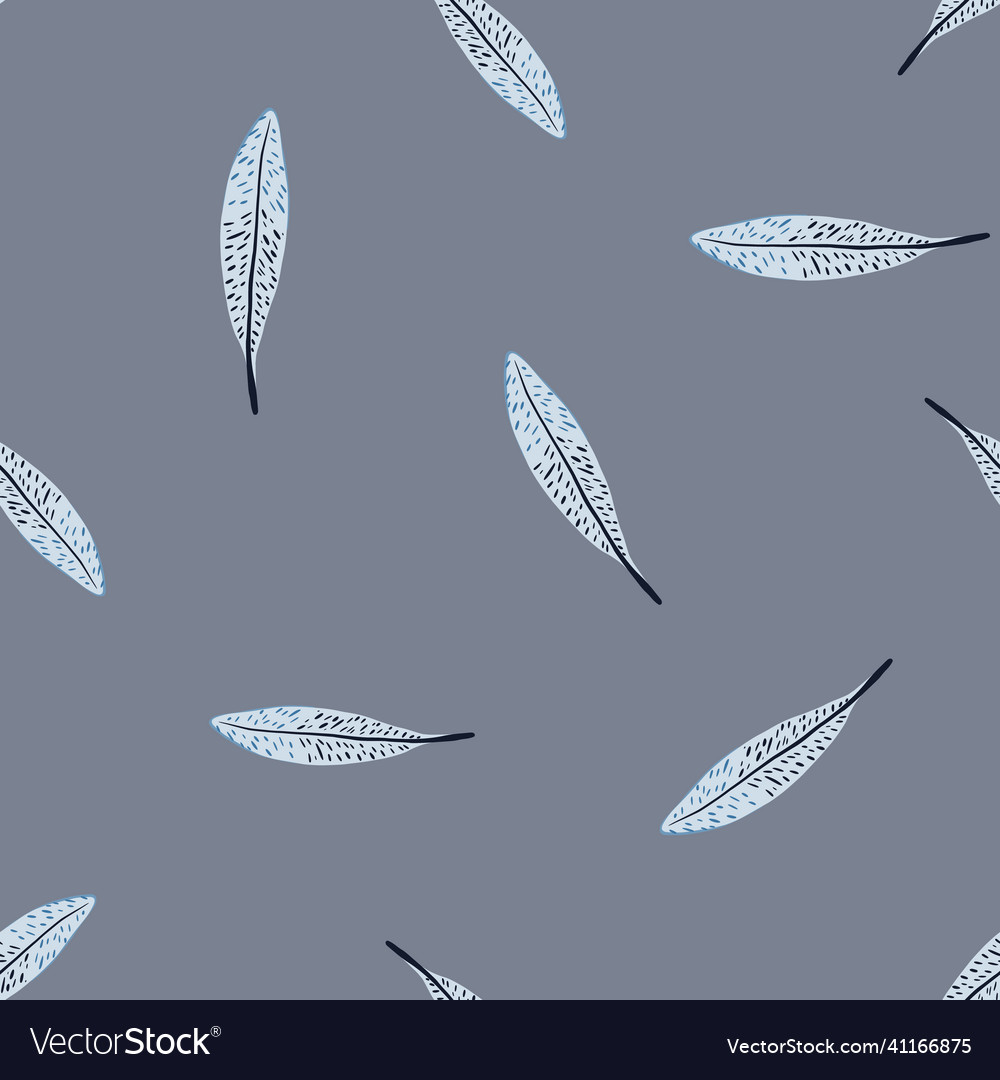 Feathers seamless pattern background feather Vector Image Feathers seamless pattern background feather