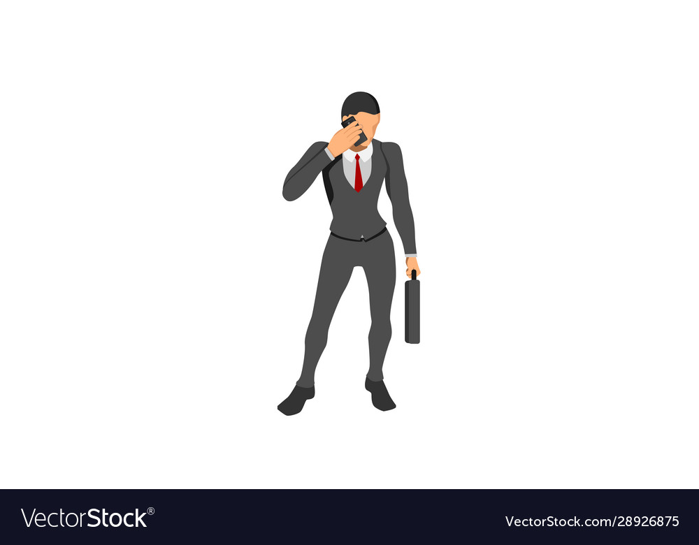 Man talking using a cellphone gesture