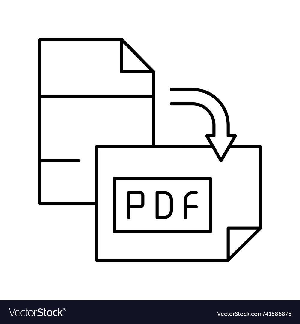 PDF File Orientation Icon