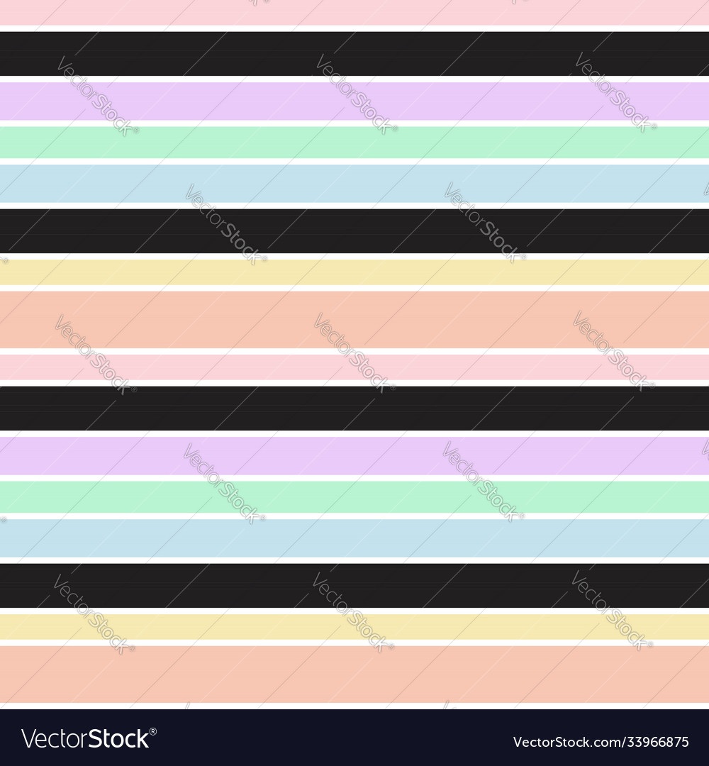 Rainbow stripe seamless pattern background vector image Rainbow stripe seamless pattern background
