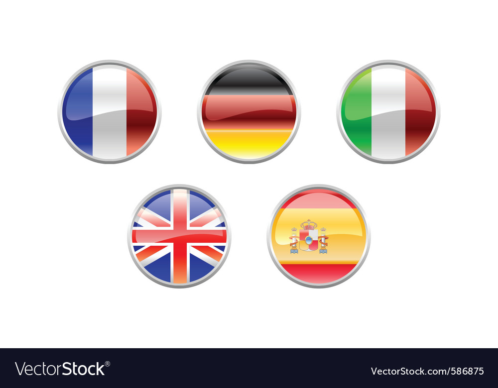 Set with the flags