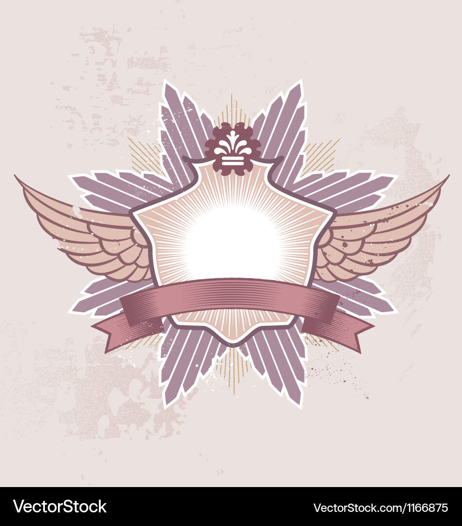 Shield badge Royalty Free Vector Image - VectorStock