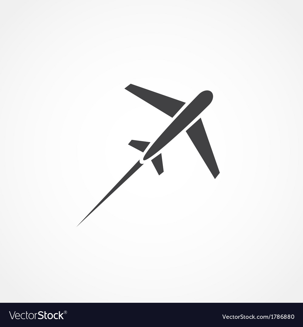 Download Airplane icon Royalty Free Vector Image - VectorStock