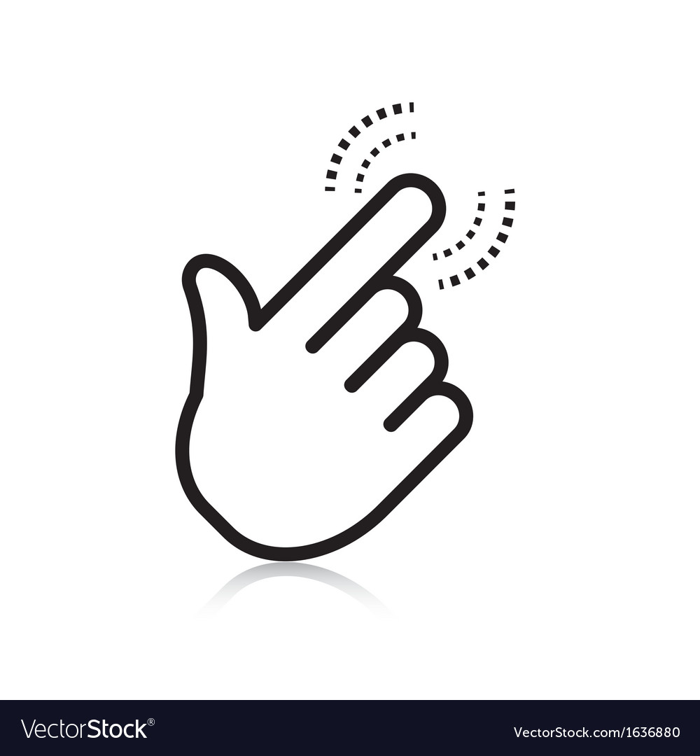 Hand Click Icon PNG vector in SVG, PDF, AI, CDR format