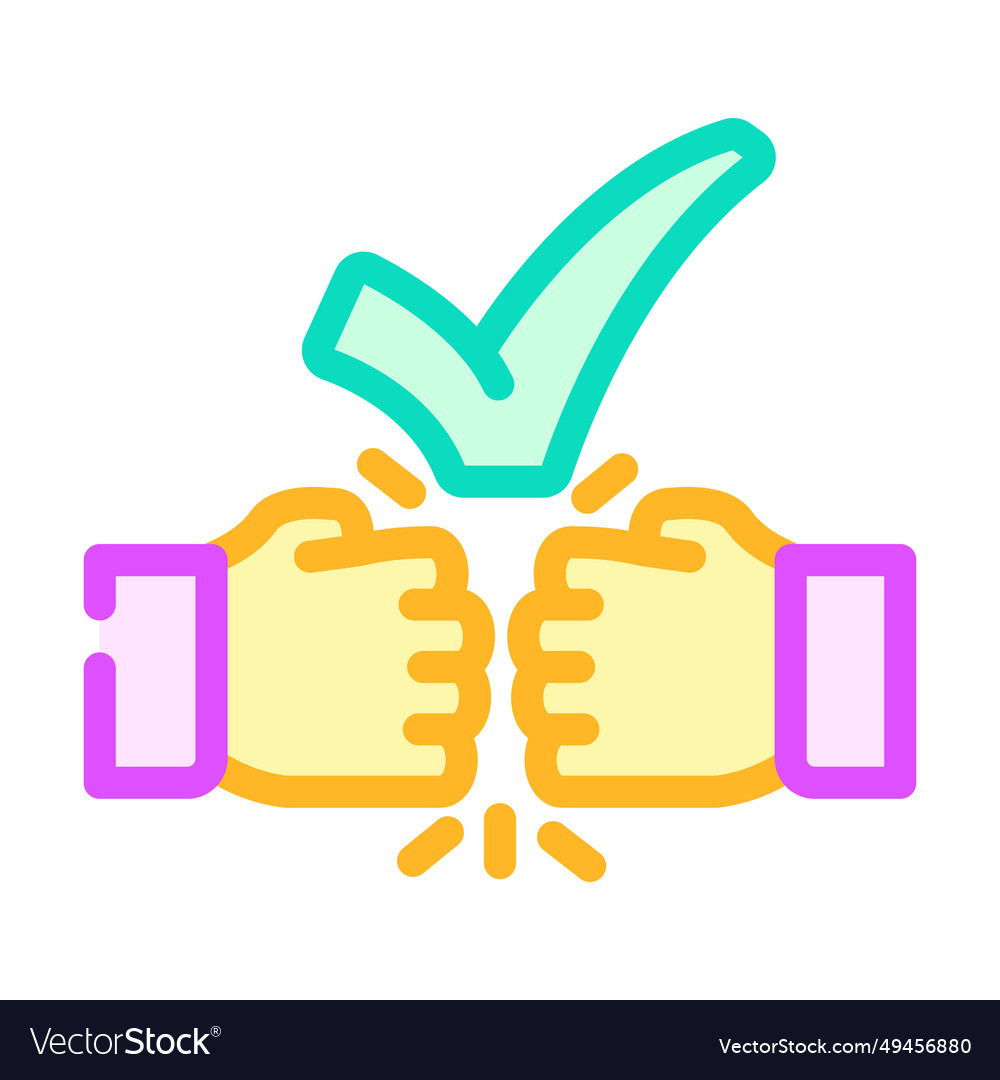 Folder check mark color icon