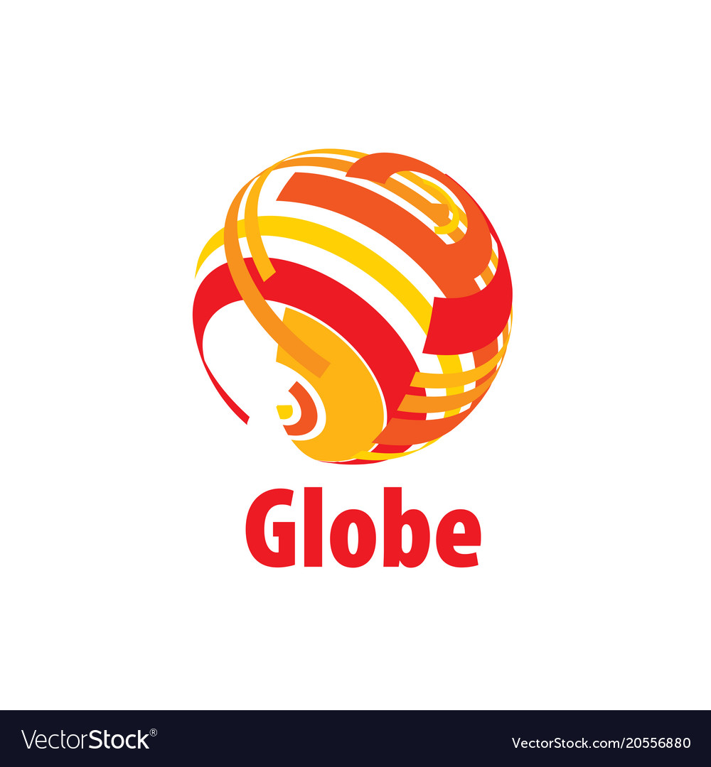 Logo globe Royalty Free Vector Image - VectorStock