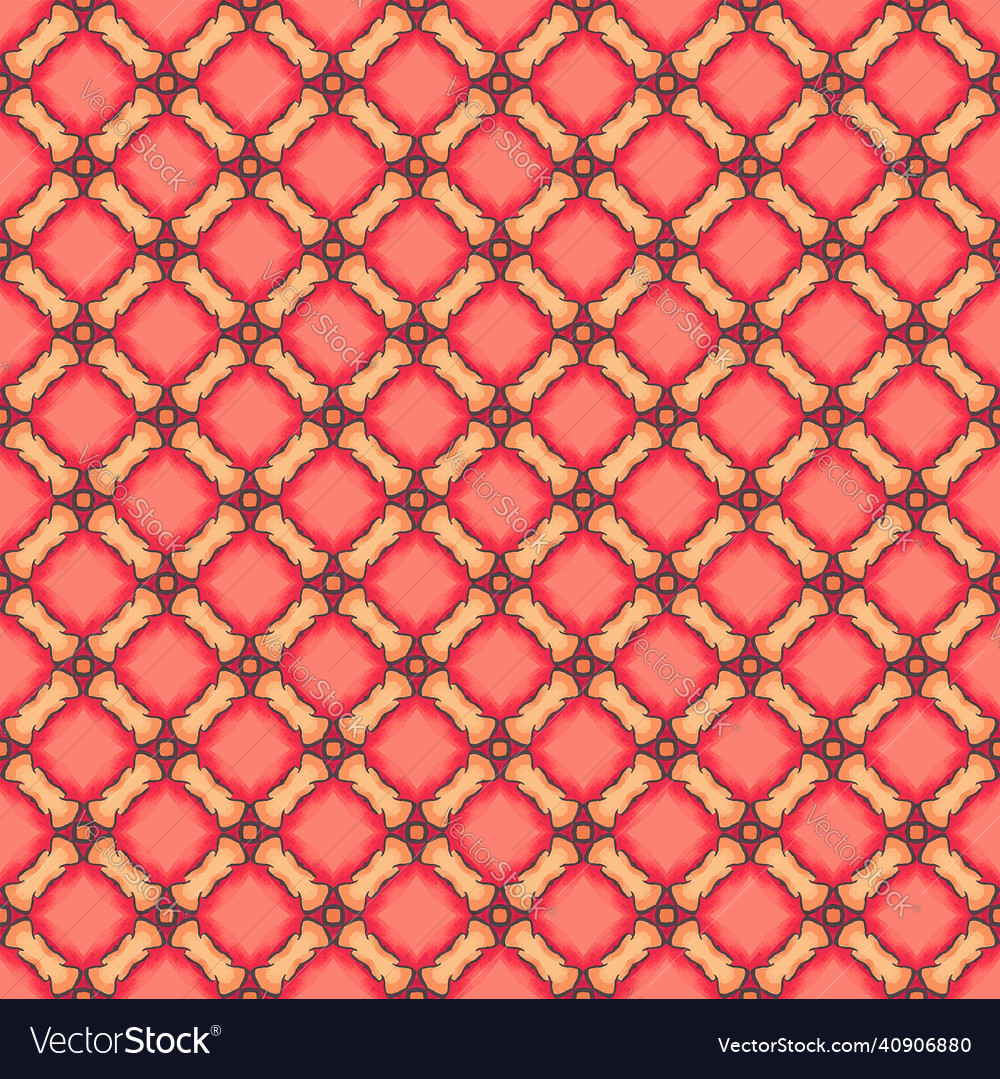 Red and yellow pastel color seamless pattern