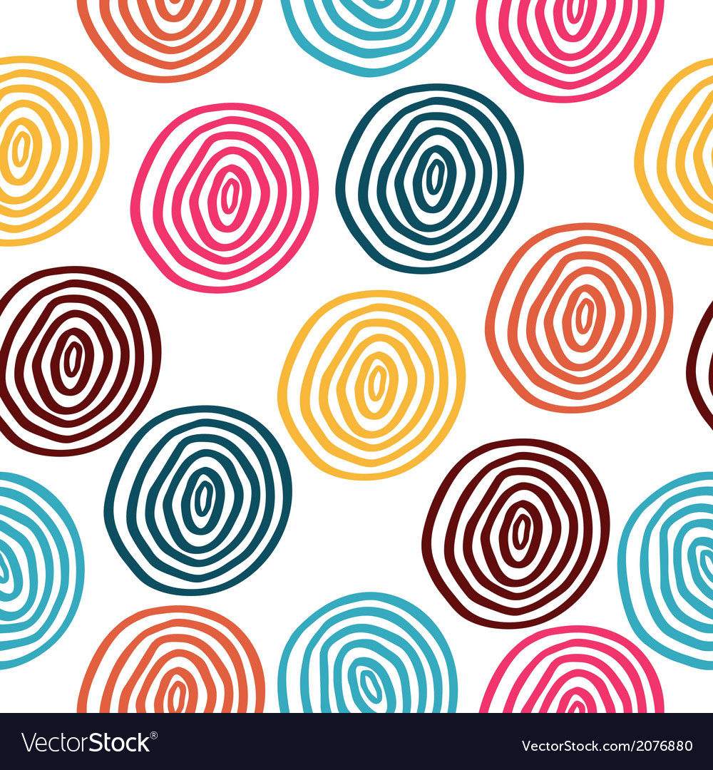 Retro Circle Pattern Background