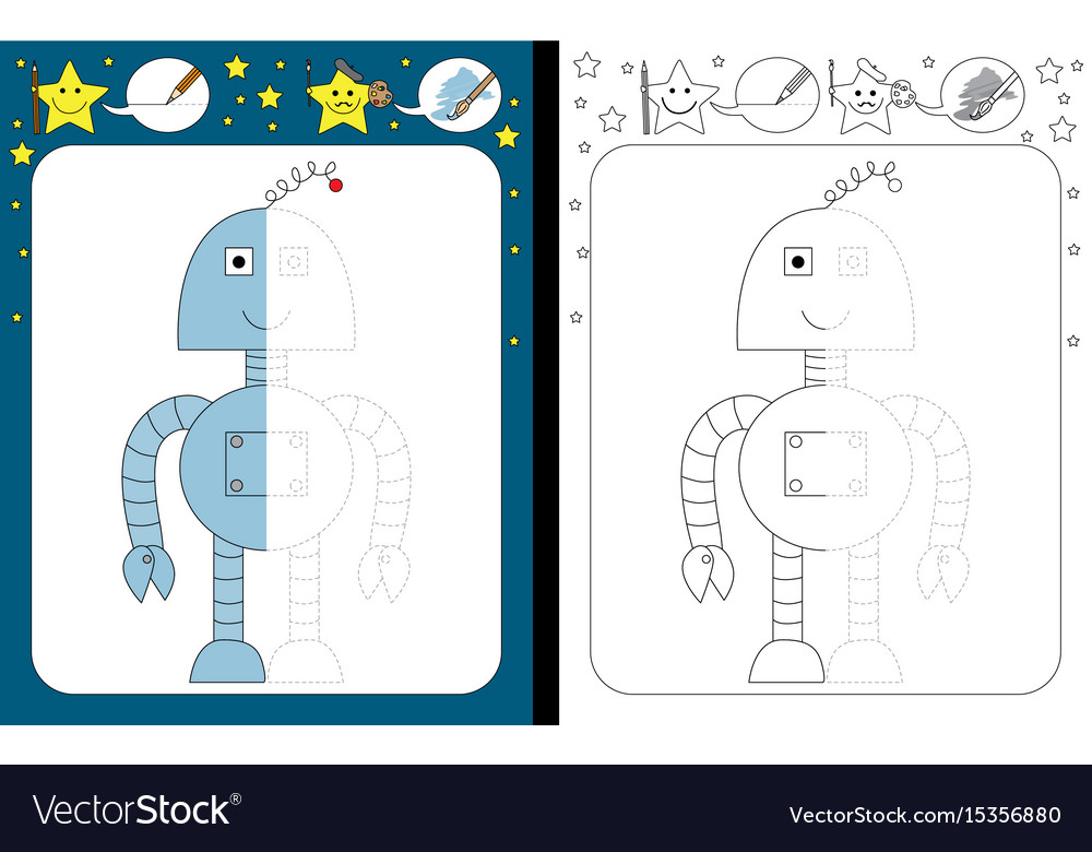 Robot Tracing Worksheet