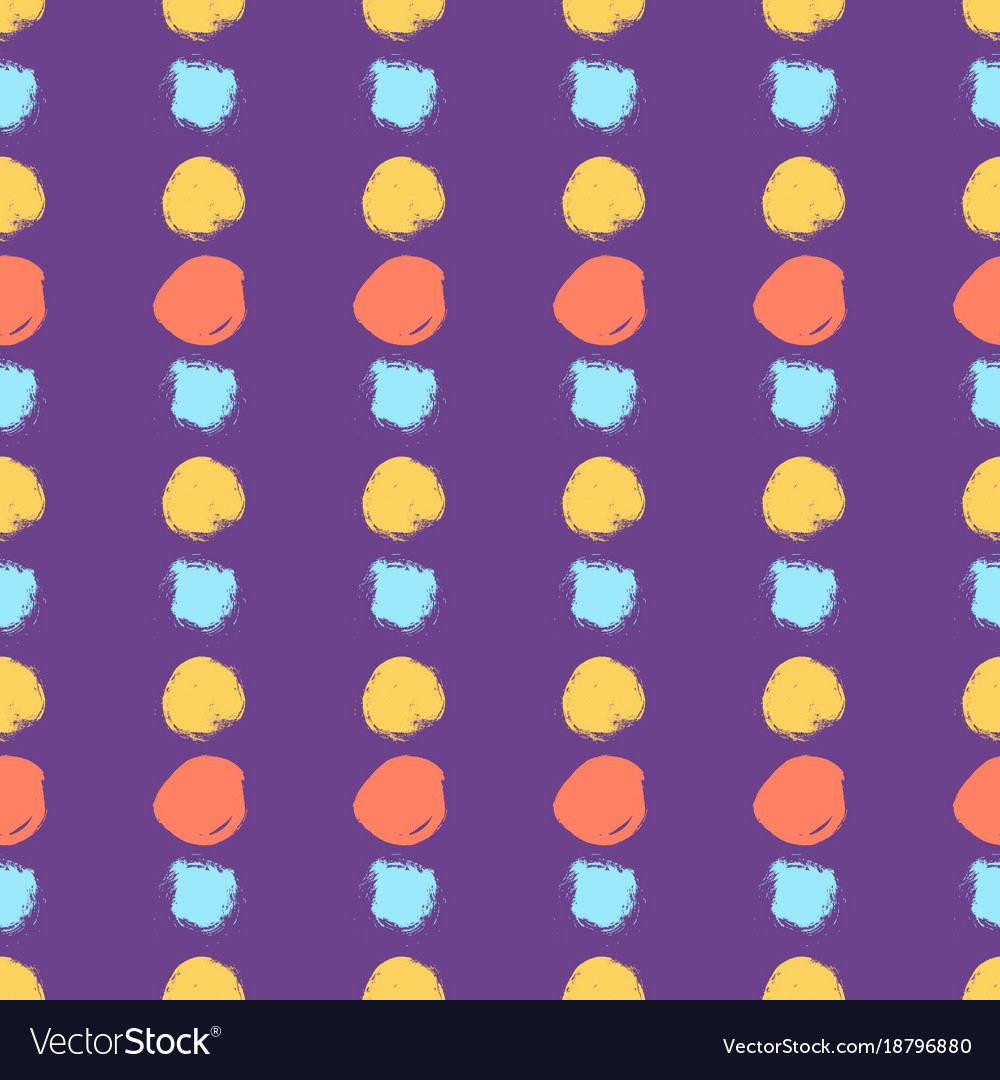 Seamless colorful pattern with circles