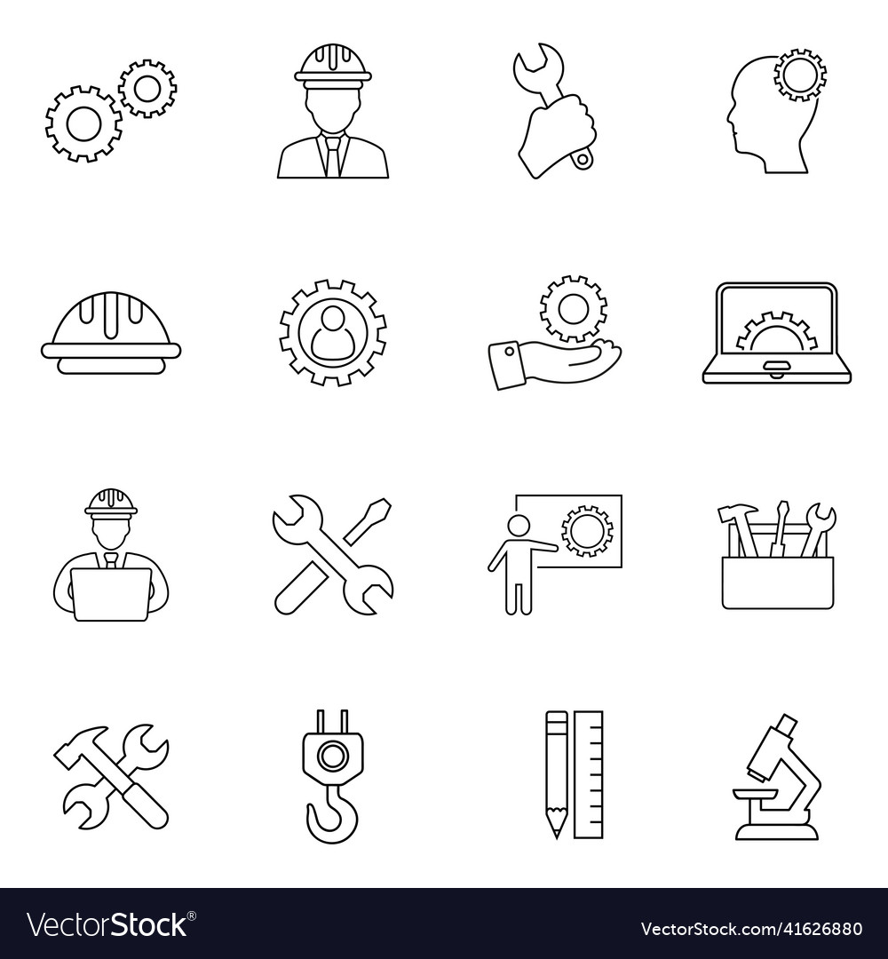 Simple set of engineering design related line