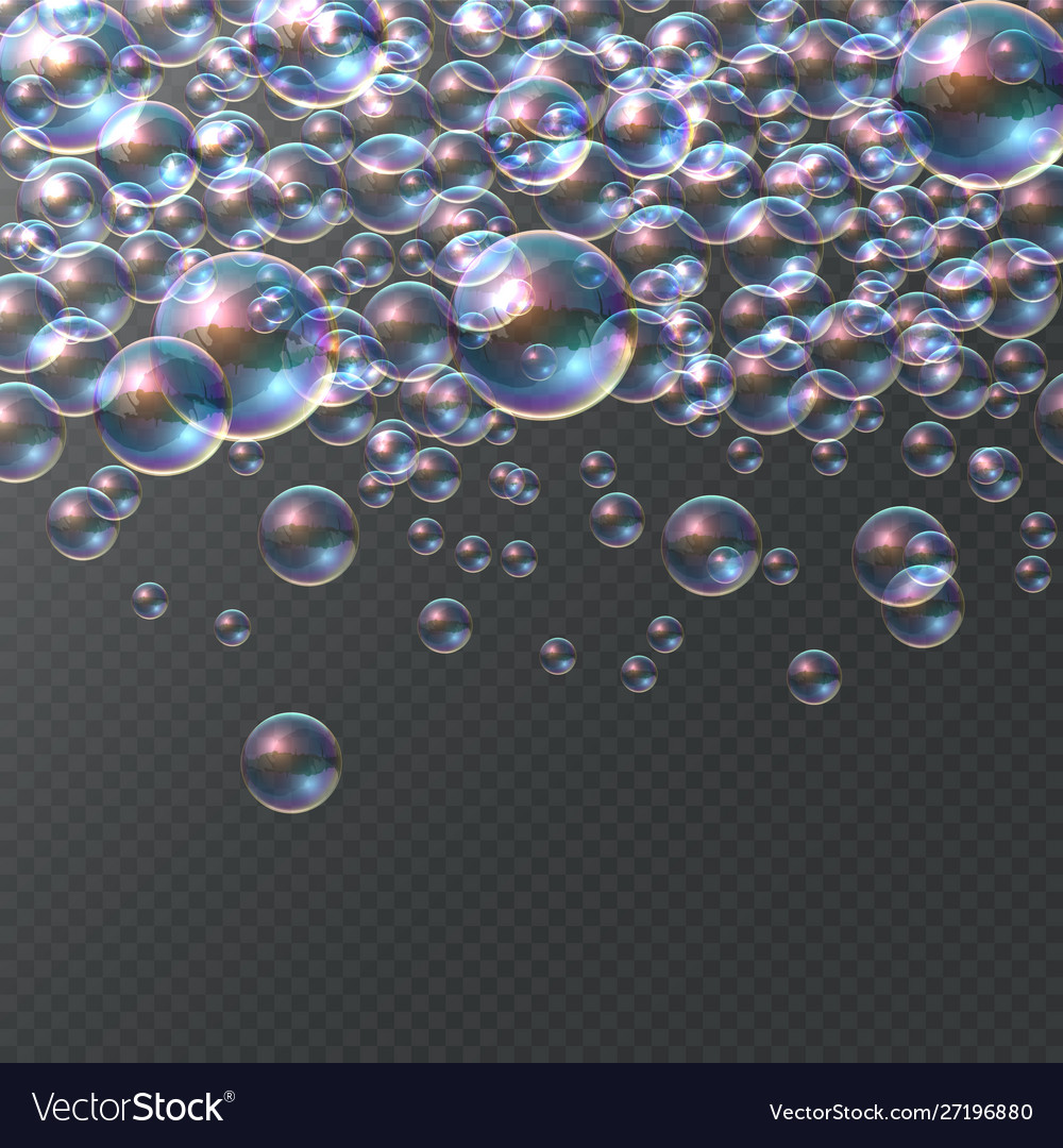 Bubble PNG. Collection of realistic soap bubbles. Bubbles are