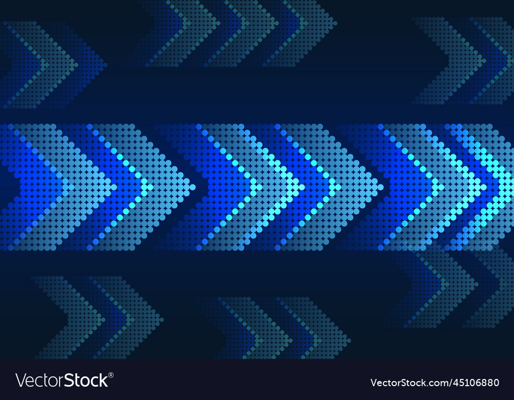 Technology arrow background media to move forward Vector Image Technology arrow background media to move forward