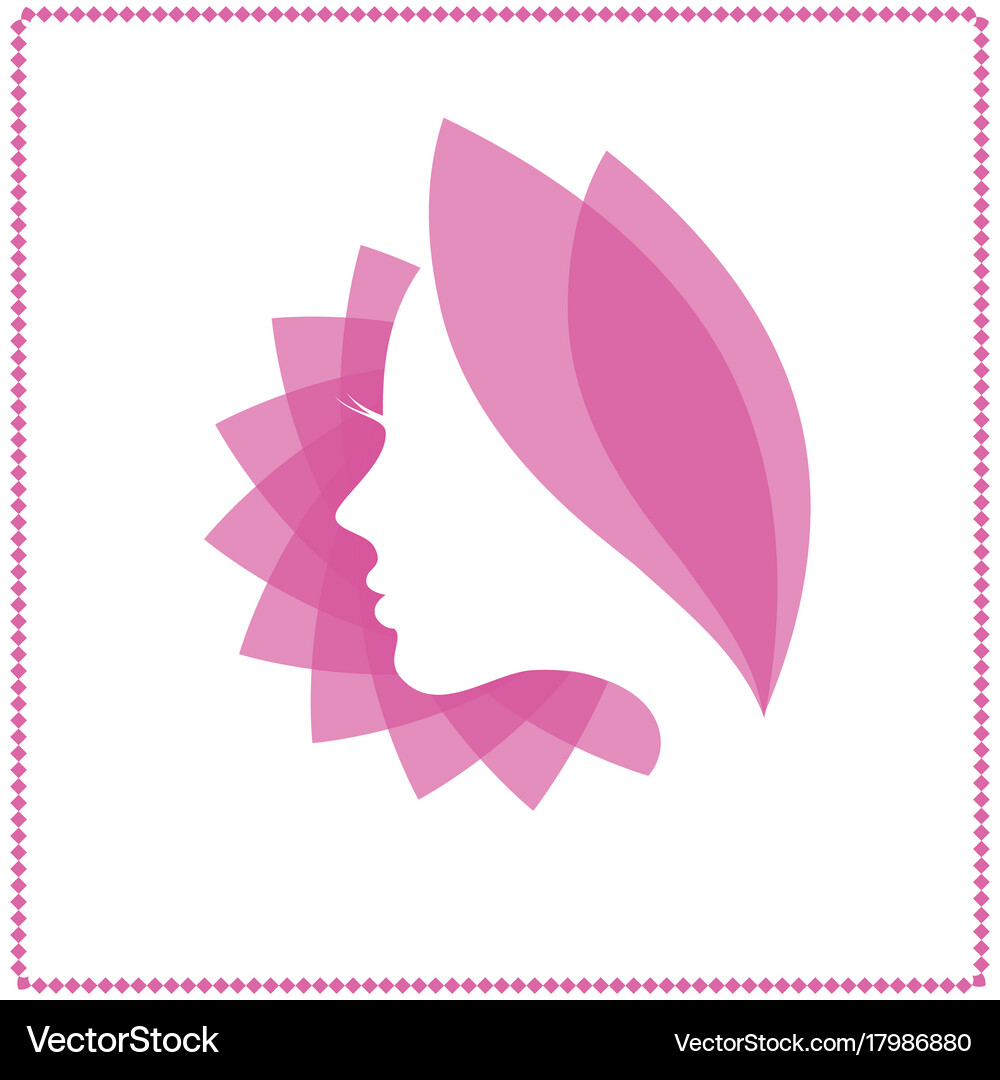 Womans face Royalty Free Vector Image - VectorStock