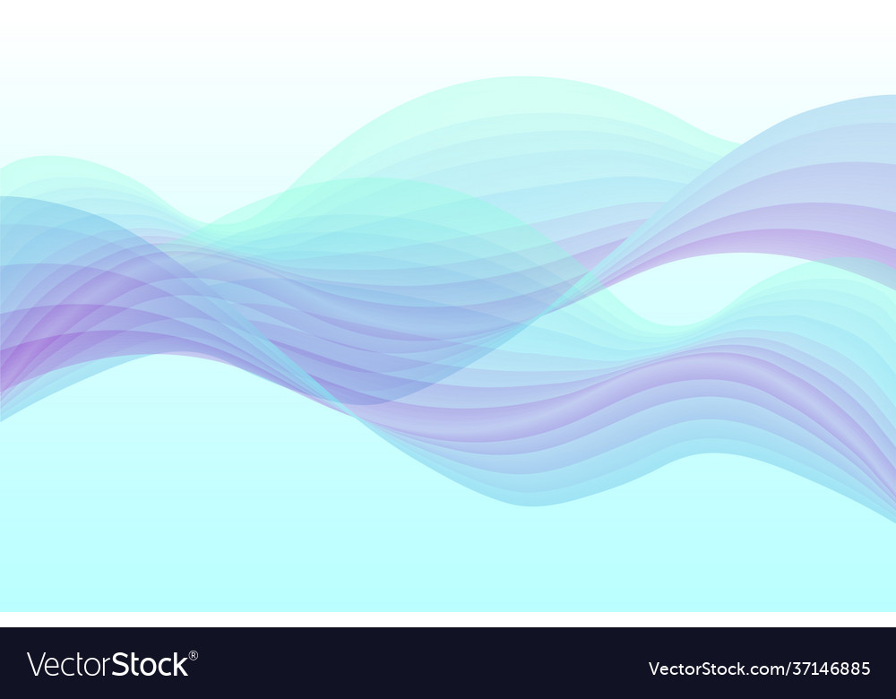 Abstract background flowing wave design layout