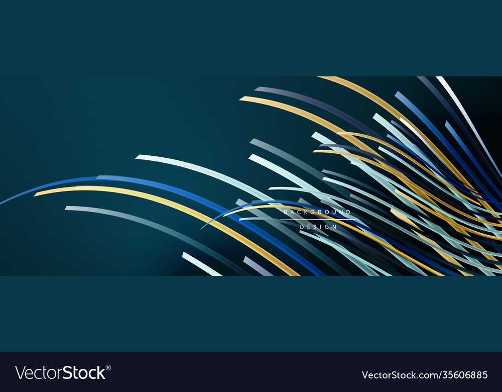 Abstract colorful lines background Vector Image Abstract colorful lines background